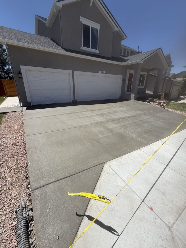 Driveway to garage